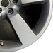 20" DEFENDER 20-25 20x8.5 5 spoke straight spoke gray Original OEM Wheel Rim - Close-Up Detail
