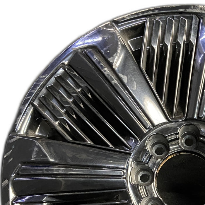 24" ESCALADE IQ 25 24x9 single spoke polished opt RDP Original OEM Wheel Rim - Angle View