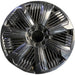24" ESCALADE IQ 25 , single spoke, gloss black Original OEM Wheel Rim - Front View
