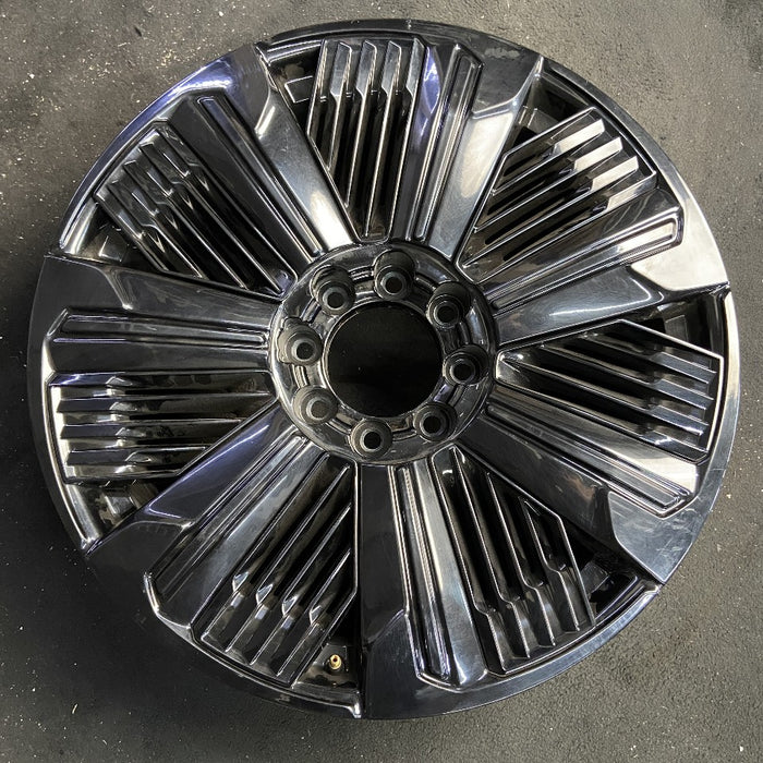 24" ESCALADE IQ 25 24x9 single spoke polished opt RDP Original OEM Wheel Rim - Front View