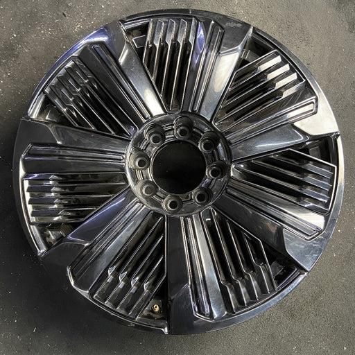 24" ESCALADE IQ 25 24x9 single spoke polished opt RDP Original OEM Wheel Rim - Front View
