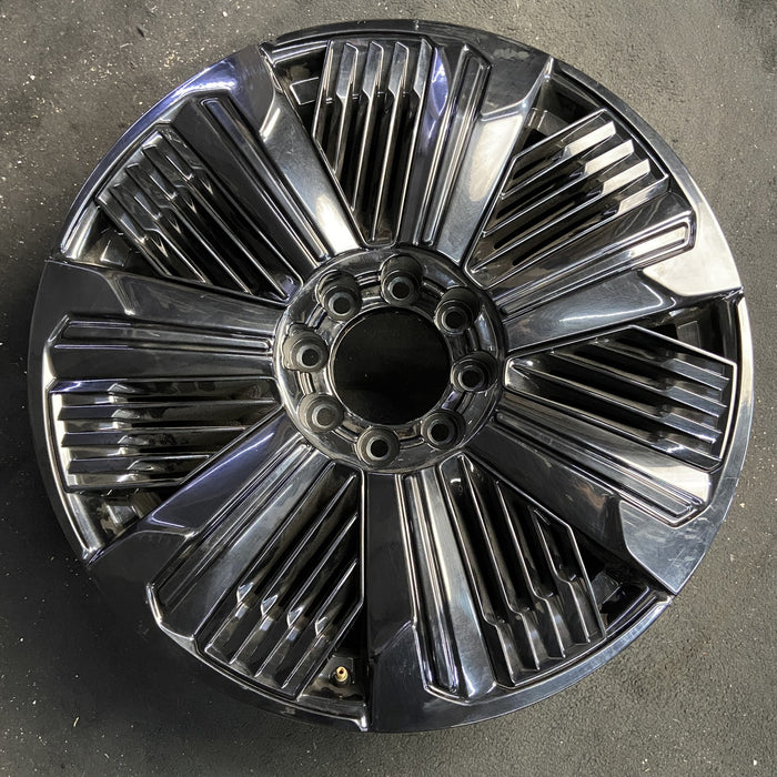 24" ESCALADE IQ 25 , single spoke, gloss black Original OEM Wheel Rim - Angle View