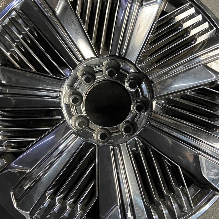 24" ESCALADE IQ 25 24x9 single spoke polished opt RDP Original OEM Wheel Rim - Angle View