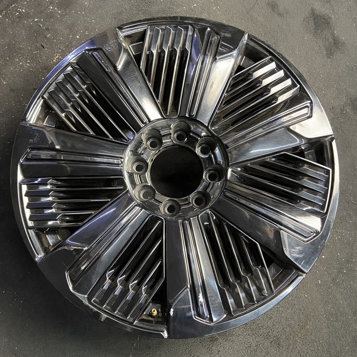 24" ESCALADE IQ 25 , single spoke, gloss black Original OEM Wheel Rim - Angle View