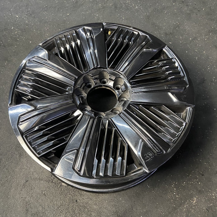 24" ESCALADE IQ 25 24x9 single spoke polished opt RDP Original OEM Wheel Rim - View 8
