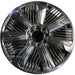 24" ESCALADE IQ 25 , single spoke, gloss black Original OEM Wheel Rim - Front View