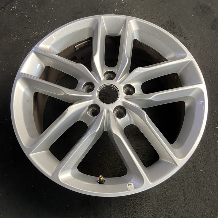 20" DURANGO 21 20x8, , double spoke, silver Original OEM Wheel Rim - Side Profile