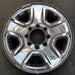 18" DODGE 2500 PICKUP 14 18x8, 5 spoke, chrome Original OEM Wheel Rim - Front View
