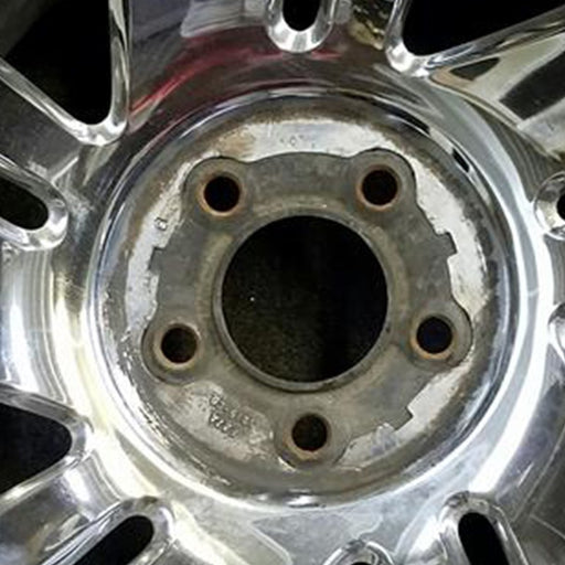 15" EXPLORER 98 15x7 steel 10-slots chrome ned Original OEM Wheel Rim - Angle View