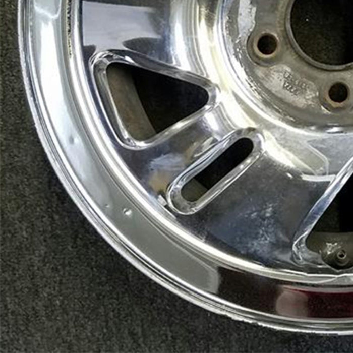15" EXPLORER 98 15x7 steel 10-slots chrome ned Original OEM Wheel Rim - Back View