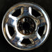 17" EXPEDITION 03 17x7.5 5 spoke steel chrome ID 2LIJ-105-AA Original OEM Wheel - Front View