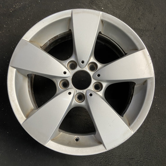 17" BMW 525i 06-07 17x7.5 , 5 spoke, Xi , small hole in spokes Original OEM - Angle View