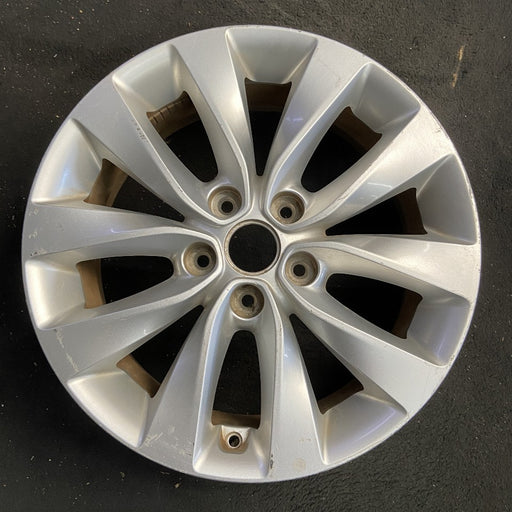 17" OPTIMA 16 17x7 alloy 10 spoke Original OEM Wheel Rim - Front View