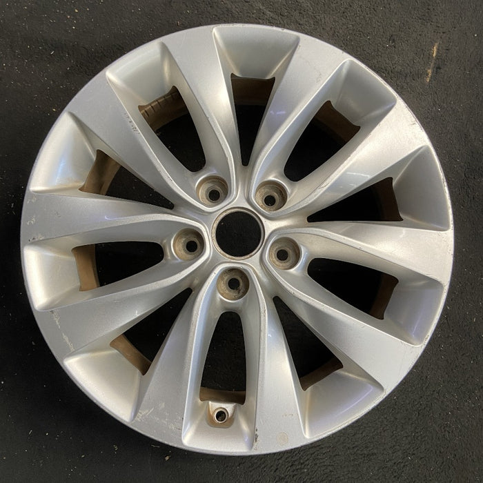 17" OPTIMA 16 17x7 alloy 10 spoke Original OEM Wheel Rim - Front View
