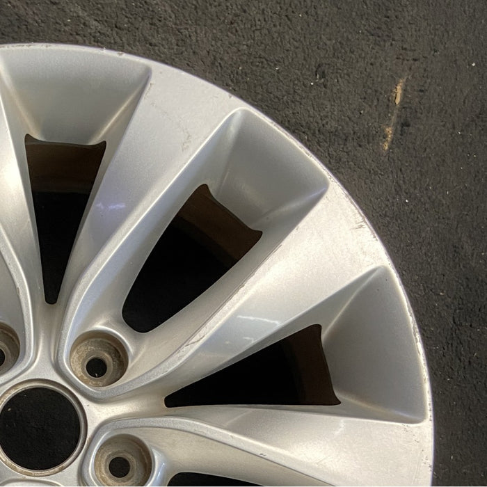 17" OPTIMA 16 17x7 alloy 10 spoke Original OEM Wheel Rim - Close-Up Detail