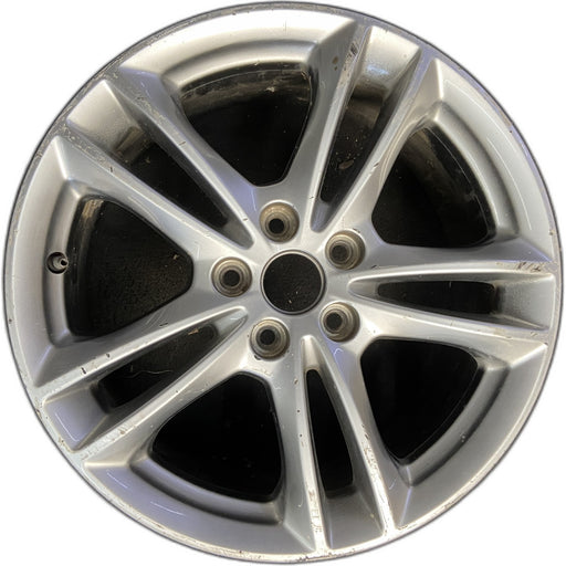 17" FUSION 15-16 17x7.5, , 5 split spokes, Energi Titanium Original OEM Wheel - Front View