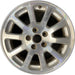 17" RENDEZVOUS 05-06 17x6.5, aluminum, 10 single spoke, brushed Original OEM - Front View