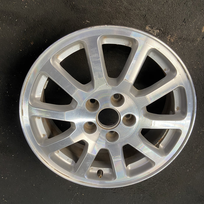 17" RENDEZVOUS 05-06 17x6.5, aluminum, 10 single spoke, brushed Original OEM - Close-Up Detail