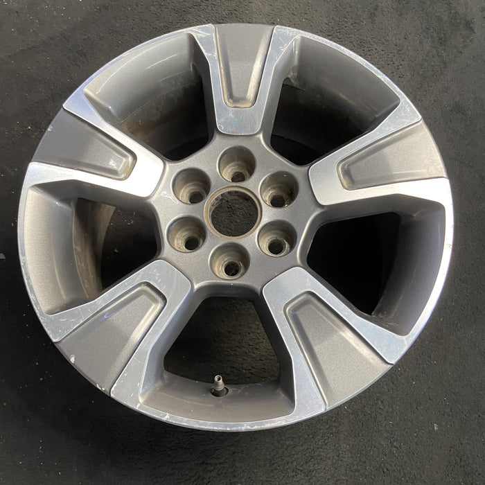 17" COLORADO 15-16 17x8, , opt R28 Original OEM Wheel Rim - Side Profile