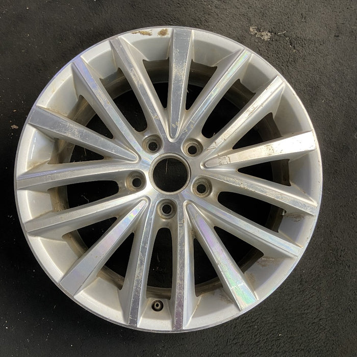 17" JETTA 15-16 17x7 alloy w/o inlay Original OEM Wheel Rim - Front View
