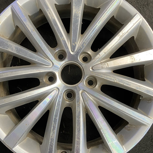 17" JETTA 15-16 17x7 alloy w/o inlay Original OEM Wheel Rim - Angle View