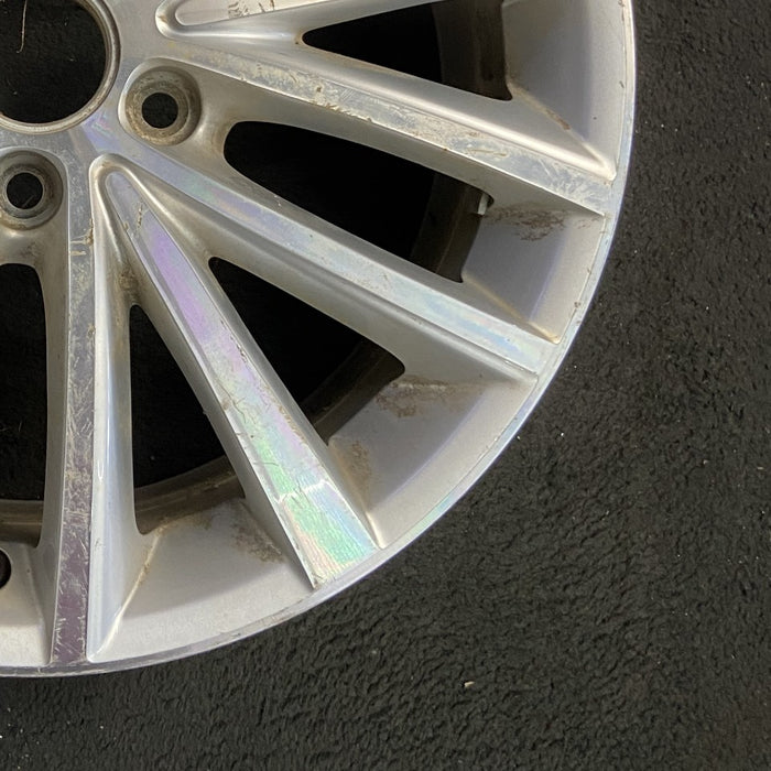 17" JETTA 15-16 17x7 alloy w/o inlay Original OEM Wheel Rim - Back View