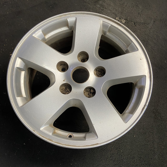 17" DODGE 1500 PICKUP 09-10 17x7, aluminum Original OEM Wheel Rim - Side Profile