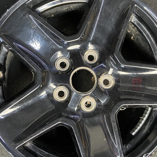 17" GLADIATOR 21 17x7.5 aluminum 5 spoke black opt WF6 Original OEM Wheel Rim - Angle View