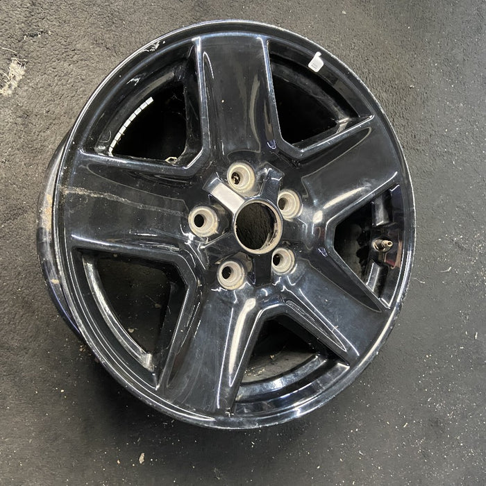 17" GLADIATOR 21 17x7.5 aluminum 5 spoke black opt WF6 Original OEM Wheel Rim - View 8