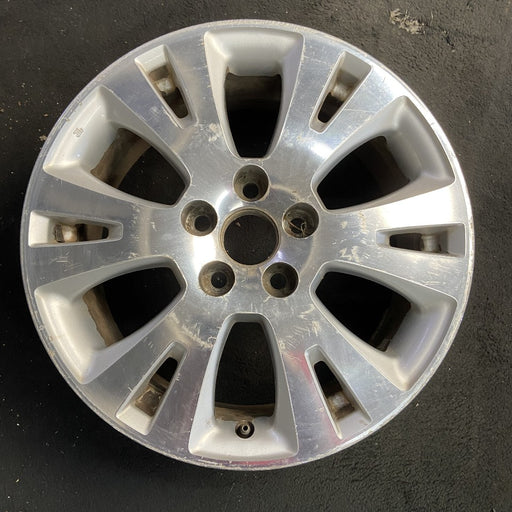 17" AVALON 08-12 17x7 alloy 6 double spokes bright silver Original OEM Wheel Rim - Front View