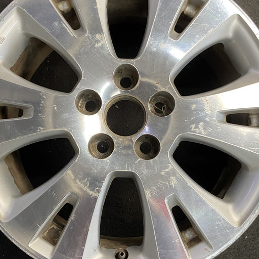 17" AVALON 08-12 17x7 alloy 6 double spokes bright silver Original OEM Wheel Rim - Angle View