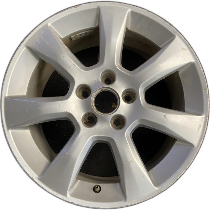 17" ATS 13-14 17x8, , silver, opt R1U Original OEM Wheel Rim - Front View
