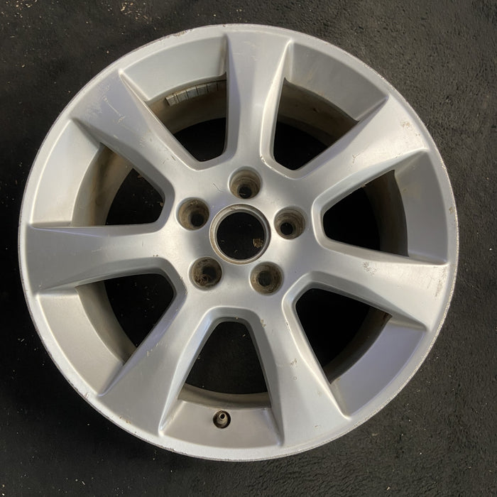 17" ATS 13-14 17x8, , silver, opt R1U Original OEM Wheel Rim - Angle View