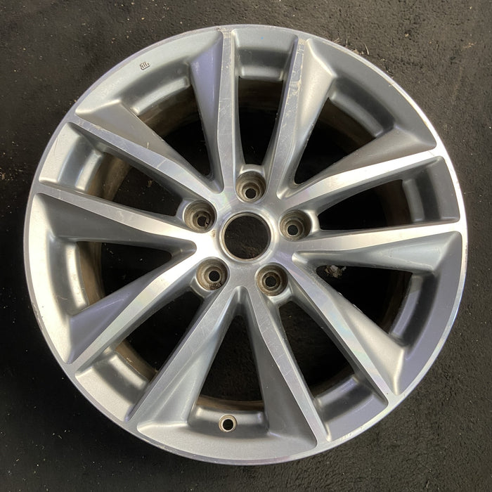 17" INFINITI Q50 14-15 17x7.5 , , narrow spoke width Original OEM Wheel Rim - Angle View
