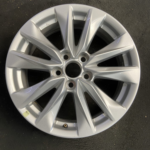 17" COROLLA CROSS 22 17x6.5, alloy Original OEM Wheel Rim - Angle View