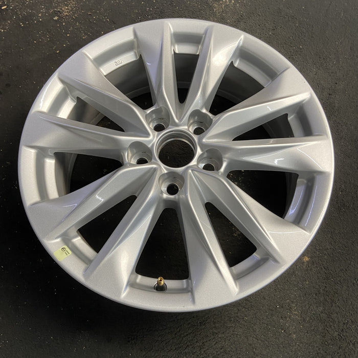 17" COROLLA CROSS 22 17x6.5, alloy Original OEM Wheel Rim - Side Profile