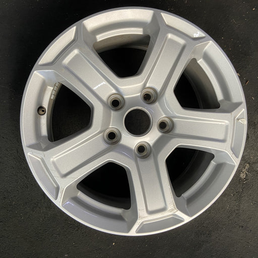 17" WRANGLER 18 VIN X , 17x7.5, , aluminum, straight spoke, w/recessed outer - Angle View
