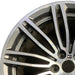 19" 530e 18-20 19x9 10 spoke titanium matte Original OEM Wheel Rim - Angle View