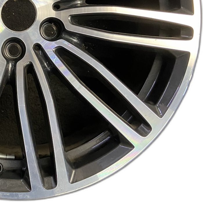 19" 530e 18-20 19x9 10 spoke titanium matte Original OEM Wheel Rim - Close-Up Detail