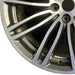 19" 530e 18-20 19x9 10 spoke titanium matte Original OEM Wheel Rim - Back View
