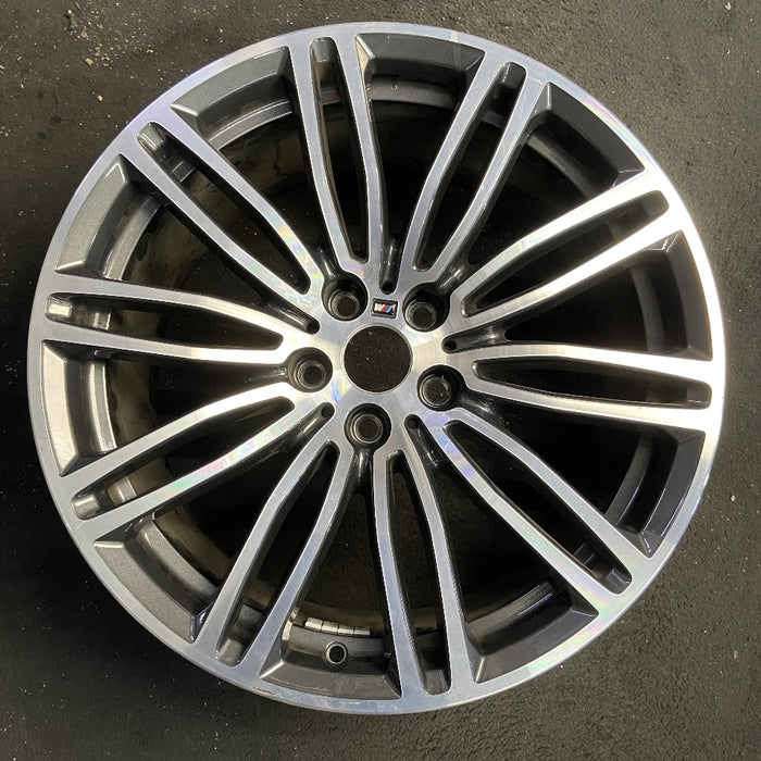 19" 530e 18-20 19x9 10 spoke titanium matte Original OEM Wheel Rim - Additional View