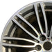 19" 530e 18-20 19x9 10 spoke titanium matte Original OEM Wheel Rim - Angle View