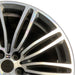 19" 530e 18-20 19x9 10 spoke titanium matte Original OEM Wheel Rim - Side Profile