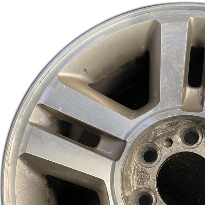 18" FORD F150 PICKUP 04 New Style 18x7.5 aluminum 5 spoke machined face split - Angle View