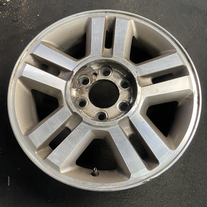 18" FORD F150 PICKUP 04 , 18x7.5, aluminum , , split spokes Original OEM Wheel - Side Profile