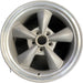 17" MUSTANG 00 17x8, , w/exposed lug nuts, funnel spoke Original OEM Wheel Rim - Front View