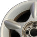 16" MINI COOPER 02-06 16x6.5 alloy 5 straight spokes silver Original OEM Wheel - Angle View