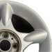 16" MINI COOPER 02-06 16x6.5 alloy 5 straight spokes silver Original OEM Wheel - Side Profile