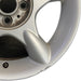 16" MINI COOPER 02-06 16x6.5 alloy 5 straight spokes silver Original OEM Wheel - Close-Up Detail