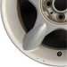 16" MINI COOPER 02-06 16x6.5 alloy 5 straight spokes silver Original OEM Wheel - Back View